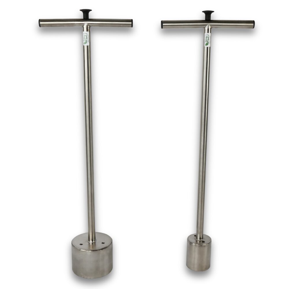 Babkownica - wycinak do trawy Zielony Spaw fi 162 mm i 100 mm stal nierdzewna